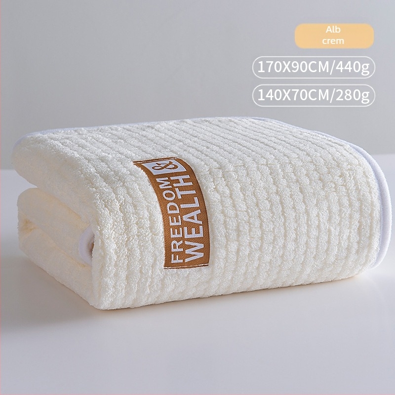 Prosop de baie nou, îngroșat, extra mare, din fleece de coral, cu grilaj de porumb, pentru adulți, absorbant de uz casnic, prosop fără scame, cu uscare rapidă