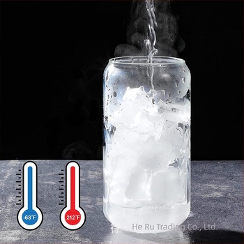 Borcan Mason din sticlă borosilicată de înaltă calitate, cu paie, pentru suc, cafea, lapte, cu capac, 16 oz, set de ceașcă de cola