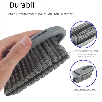 Perie de curățare perie dură de uz casnic perie mică din plastic perie de curățare a golurilor auto perie multifuncțională pentru covor auto perie din plastic