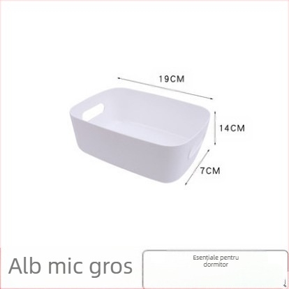 [Cutie de depozitare diverse] cutie de plastic pentru birou cutie de finisare cosmetică cutie de depozitare pentru bucătărie coș de depozitare a gustărilor