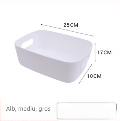 [Cutie de depozitare diverse] cutie de plastic pentru birou cutie de finisare cosmetică cutie de depozitare pentru bucătărie coș de depozitare a gustărilor