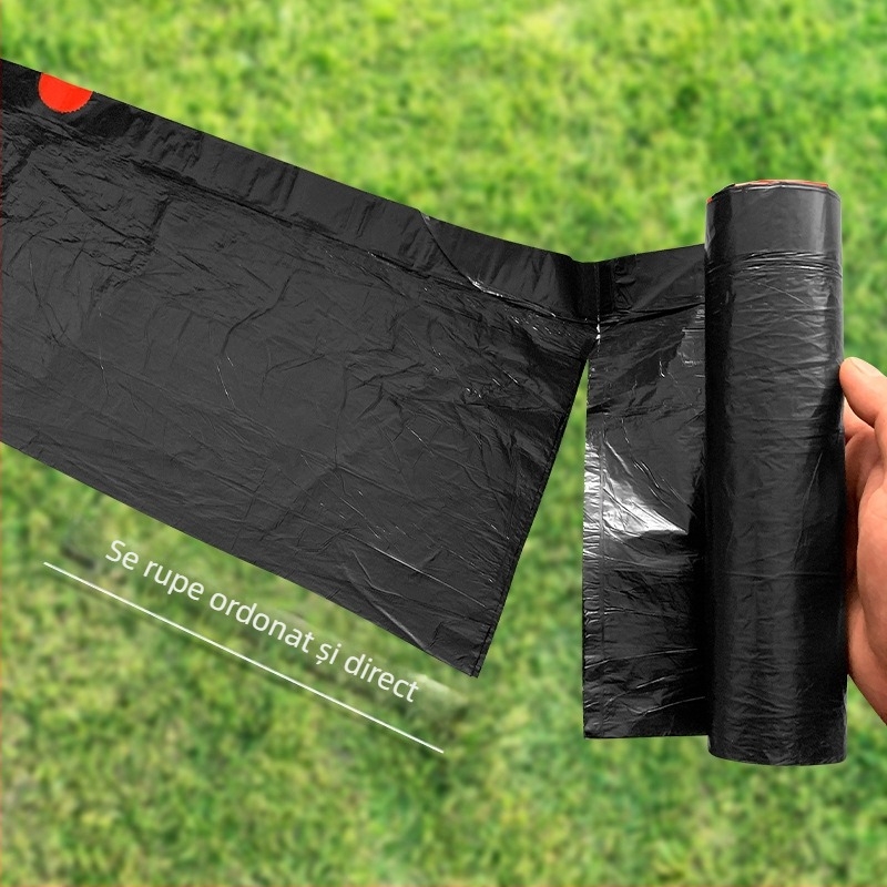 Sac de gunoi mare, negru, îngroșat, proprietate, hotel, bucătărie, living, comercial, supradimensionat, bucătărie, eliminare, cu șnur, sac de gunoi