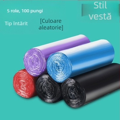 Vestă-stil sac de gunoi stradă taraba îngroșată sac de gunoi acasă bucătărie negru ecologic mare ghiozdan sac de gunoi en-gros