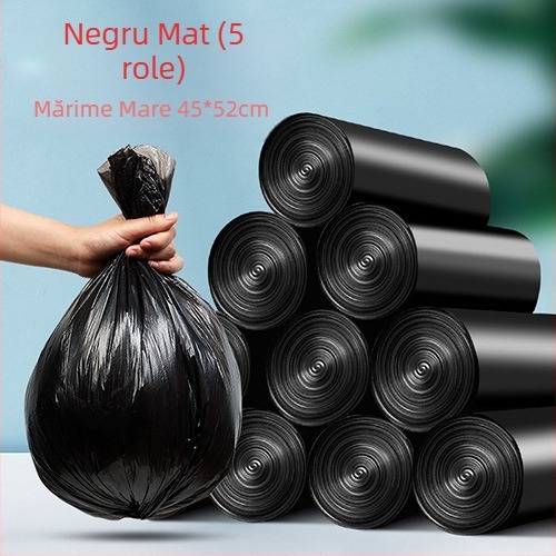 Vestă-stil sac de gunoi stradă taraba îngroșată sac de gunoi acasă bucătărie negru ecologic mare ghiozdan sac de gunoi en-gros