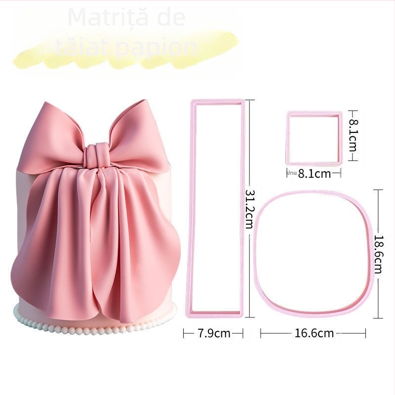 15 cm lungime fustă Bow Die European Fondant tort decor Cookie aburit coc tăiere mucegai copt mucegai