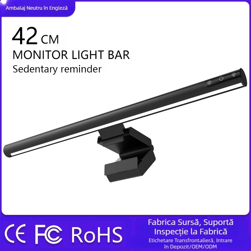 2024 Nou Sedentar Memento Aluminiu Aliaj Ecran Suspendat Lampă Monitor Suspendat Lampă Computer Umplere Lumină Ochi Protecție Lampă de Birou