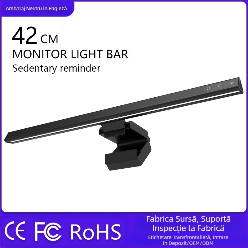 2024 Nou Sedentar Memento Aluminiu Aliaj Ecran Suspendat Lampă Monitor Suspendat Lampă Computer Umplere Lumină Ochi Protecție Lampă de Birou