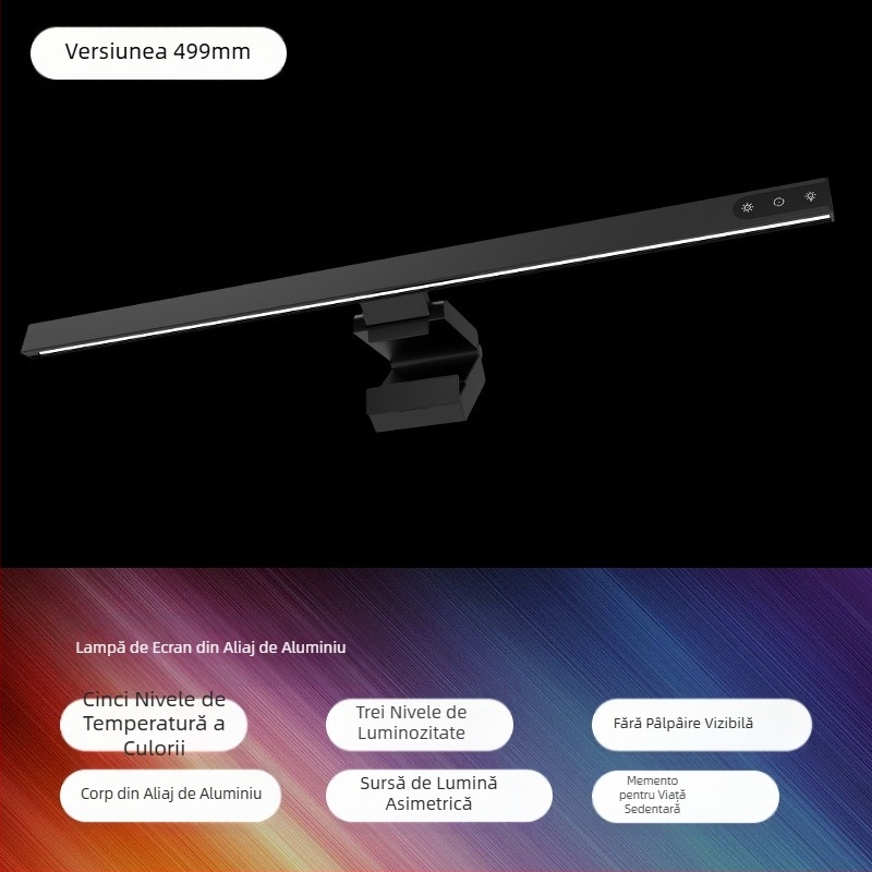 2024 Nou Sedentar Memento Aluminiu Aliaj Ecran Suspendat Lampă Monitor Suspendat Lampă Computer Umplere Lumină Ochi Protecție Lampă de Birou