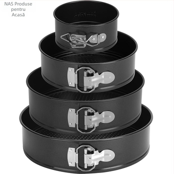 Set de plăci antiaderente Amazon, farfurie rotundă pentru tort, copt de uz casnic, mucegai pentru tort, tavă de copt pentru cuptor de bucătărie