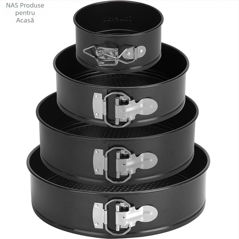 Set de plăci antiaderente Amazon, farfurie rotundă pentru tort, copt de uz casnic, mucegai pentru tort, tavă de copt pentru cuptor de bucătărie