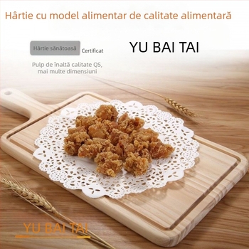 Hârtie absorbantă de ulei, hârtie de bază pentru flori, hârtie rotundă pentru flori, hârtie de copt, hârtie pentru perne de flori de bucătărie, hârtie pentru pizza, hârtie de dantelă, hârtie pentru perne, en-gros