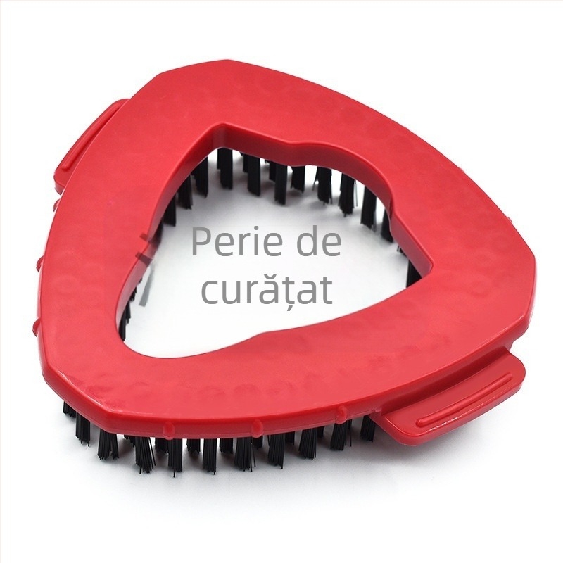 Perie de mop triunghi transfrontalieră, perie de podea de schimb, perie de faianță pentru podea de uz casnic, accesorii pentru mop, perie de curățare, cap de mop rotativ