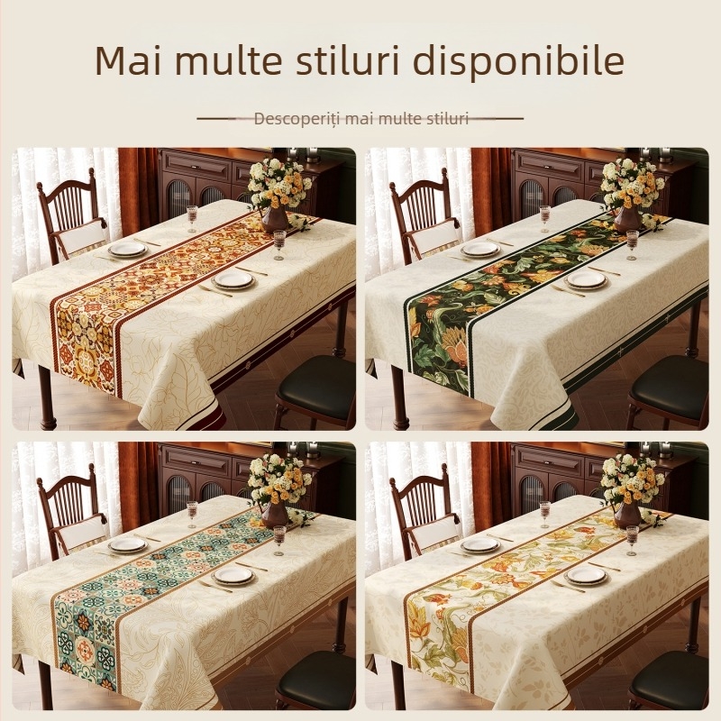 Față de masă în stil american, impermeabilă, rezistentă la ulei, de unică folosință, anti-opărire, din PVC, covoraș de masă, ușor, de lux, de înaltă calitate, pentru masă de cafea, protecție pentru desktop