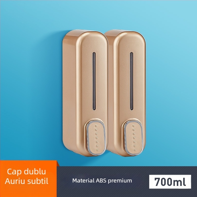 Dispenser de săpun manual cu presă, montat pe perete, cutie de gel de duș și șampon pentru baie, hotel, furnizare transfrontalieră