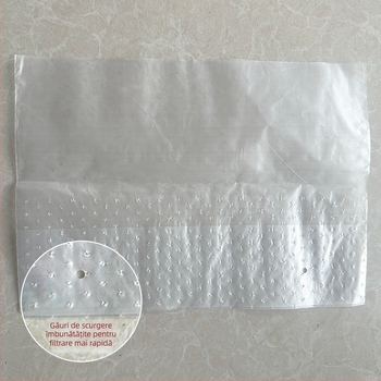 Sac de gunoi autoportant pentru scurgerea chiuvetei, de unică folosință, pentru resturi de chiuvetă de bucătărie, filtru anti-blocare, plasă de apă