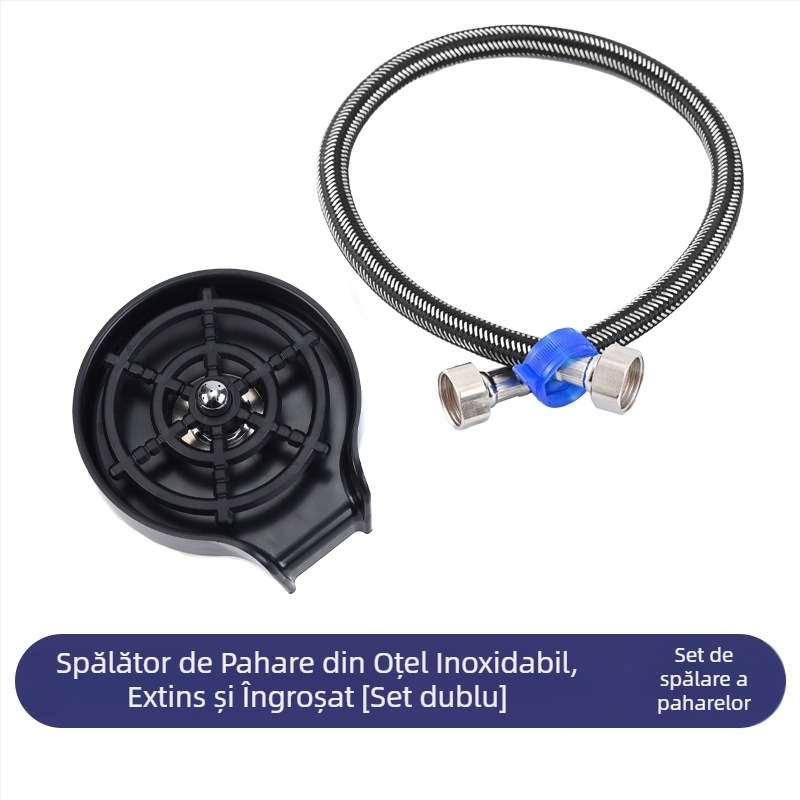 Mașină de spălat cupă de înaltă presiune din oțel inoxidabil de uz casnic, chiuvetă de bucătărie, bar comercial, mașină de spălat automată, artefact din plastic ABS