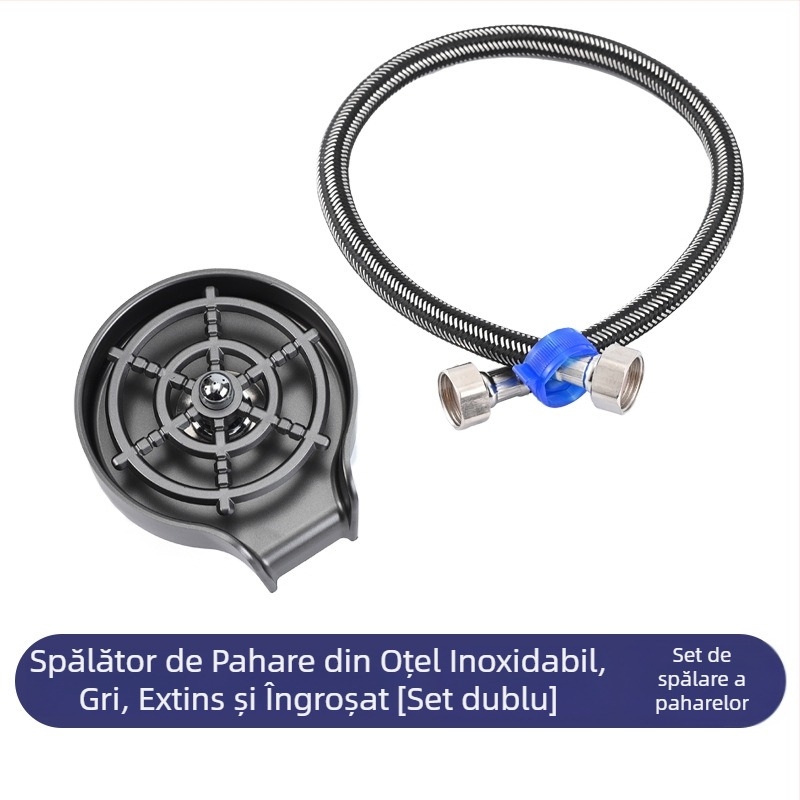 Mașină de spălat cupă de înaltă presiune din oțel inoxidabil de uz casnic, chiuvetă de bucătărie, bar comercial, mașină de spălat automată, artefact din plastic ABS