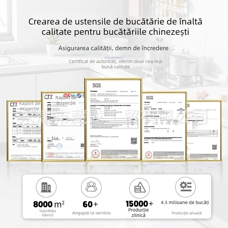 Tigaie antiaderentă din piatră Maifan, aragaz cu inducție, aragaz cu gaz, gătit universal, fără fum, cu fund plat, tigaie de fier de uz casnic, en-gros
