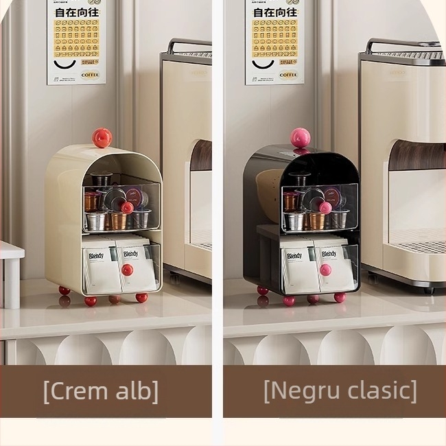 Depozitare creativă de ceai de uz casnic, cutie simplă de depozitare pentru cafea, raft de depozitare pentru diverse baruri, birou, ceai pe desktop
