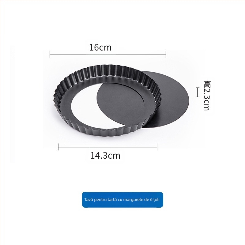 Tavă de plăcintă cu crizanteme cu fund viu, non-stick, 8 inch, pentru uz casnic, plăcintă cu mere, mucegai de pizza, placă de copt pentru tort, tavă de pizza