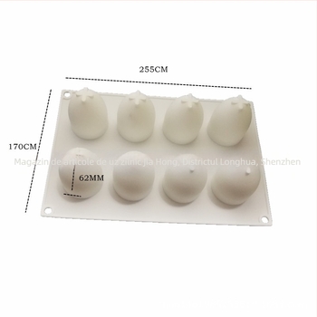 Producător în stoc 8 bucăți de ouă pentru tort de Paște, silicon, mousse, DIY, copt italian francez, desert