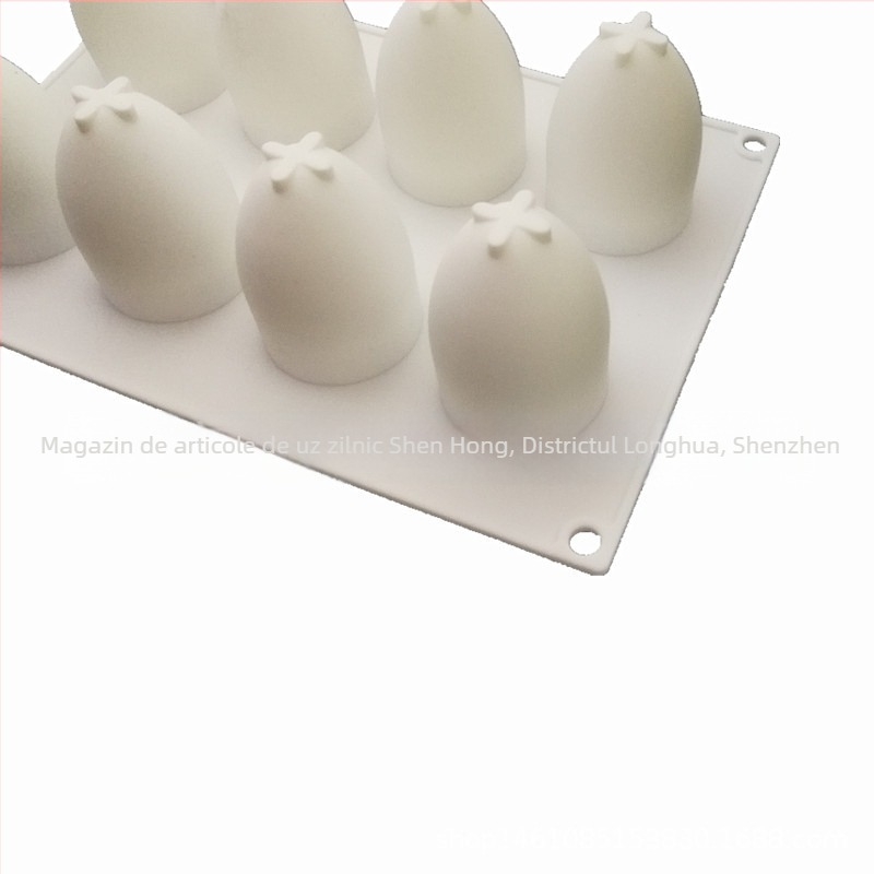 Producător în stoc 8 bucăți de ouă pentru tort de Paște, silicon, mousse, DIY, copt italian francez, desert