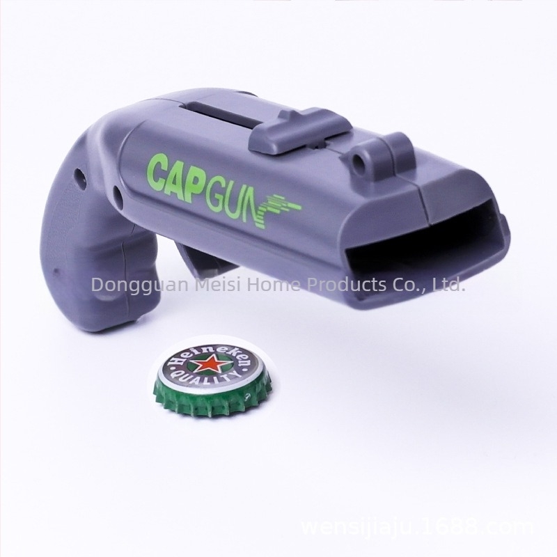 Deschizător de sticle de bere cu capac, șurubelniță, plastic ABS, deschizător de sticle, pistol, original din fabrică, en-gros, pachet de carduri de culoare