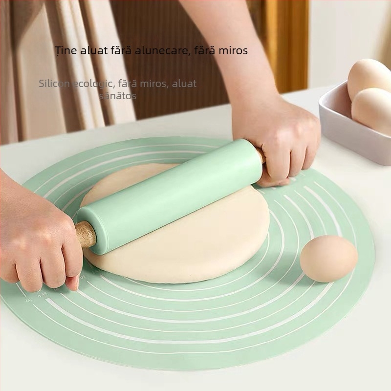Costum de sucitor din silicon pentru copt, gătit, mediu, frământat, costum de copt, sucitor, tampon de frământat