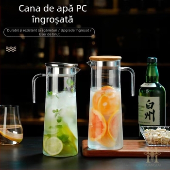 Ceainic rece din plastic acrilic, ceainic pentru restaurant, ceainic pentru restaurant, bar, oală de bere, ceainic cu flori, decantor, oală pentru suc PC