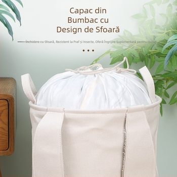 Coș de depozitare din material textil cu desene animate, pachet de uz casnic, coș de haine murdare, sac de depozitare pentru dormitor studențesc, geantă de mutat, jucării, diverse depozitare