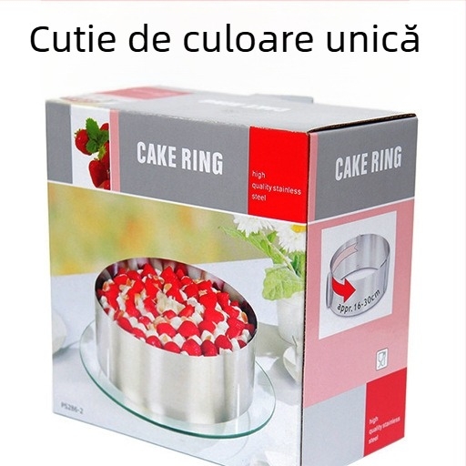 Dacă doriți să găsiți un cerc rotund pentru mousse din oțel inoxidabil, care poate fi ajustat manual, mucegai rotund pentru tort DIY, cu formă inimă în mai multe forme.