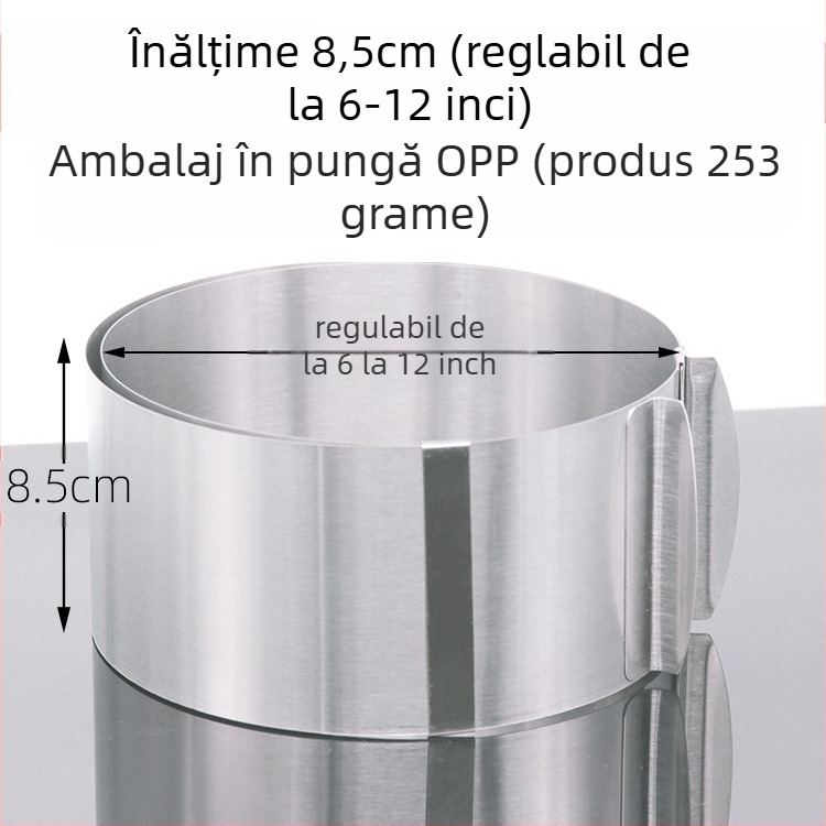 Dacă doriți să găsiți un cerc rotund pentru mousse din oțel inoxidabil, care poate fi ajustat manual, mucegai rotund pentru tort DIY, cu formă inimă în mai multe forme.