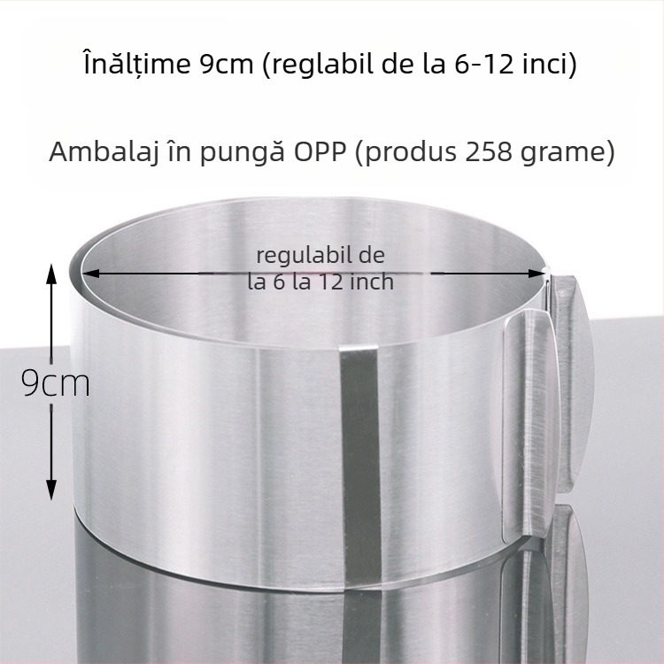 Dacă doriți să găsiți un cerc rotund pentru mousse din oțel inoxidabil, care poate fi ajustat manual, mucegai rotund pentru tort DIY, cu formă inimă în mai multe forme.