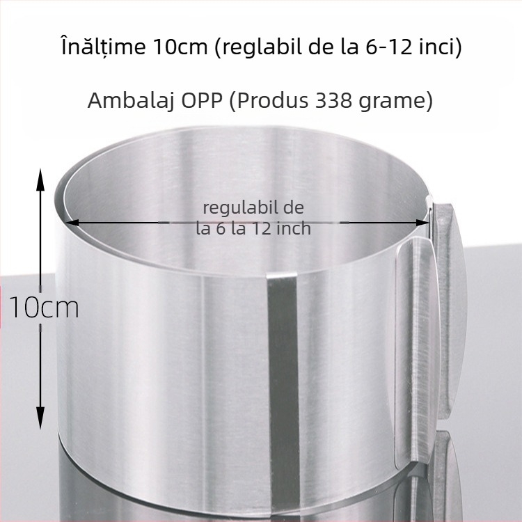 Dacă doriți să găsiți un cerc rotund pentru mousse din oțel inoxidabil, care poate fi ajustat manual, mucegai rotund pentru tort DIY, cu formă inimă în mai multe forme.