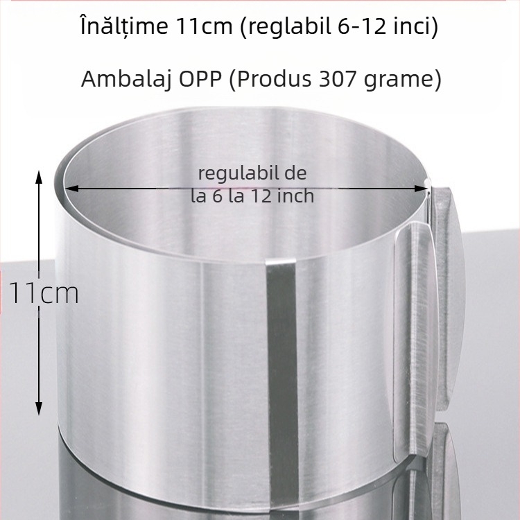 Dacă doriți să găsiți un cerc rotund pentru mousse din oțel inoxidabil, care poate fi ajustat manual, mucegai rotund pentru tort DIY, cu formă inimă în mai multe forme.
