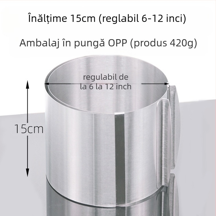 Dacă doriți să găsiți un cerc rotund pentru mousse din oțel inoxidabil, care poate fi ajustat manual, mucegai rotund pentru tort DIY, cu formă inimă în mai multe forme.