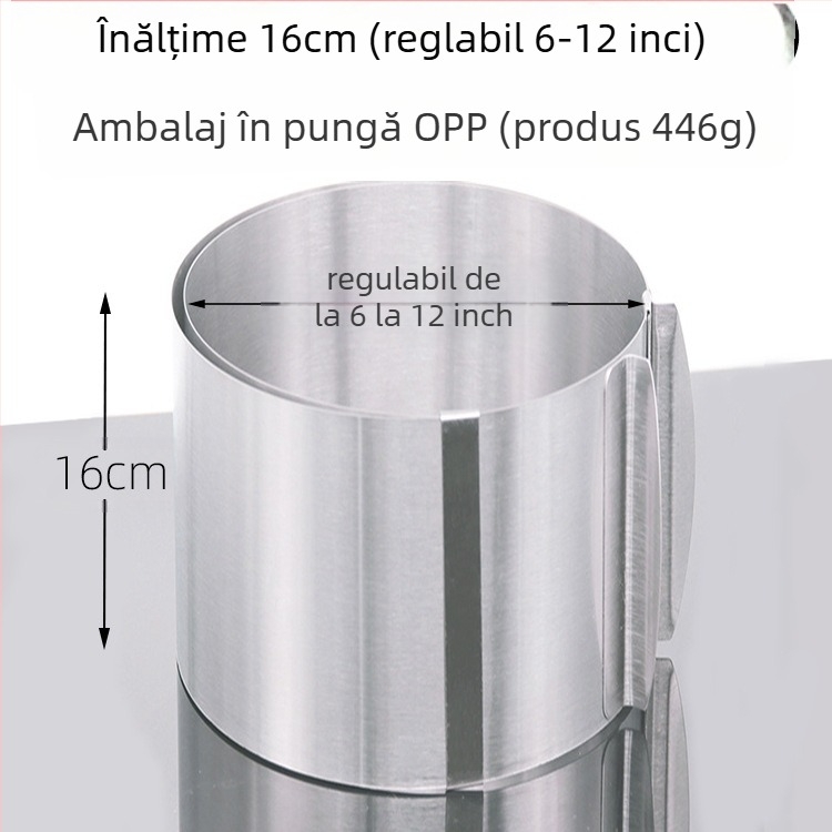 Dacă doriți să găsiți un cerc rotund pentru mousse din oțel inoxidabil, care poate fi ajustat manual, mucegai rotund pentru tort DIY, cu formă inimă în mai multe forme.