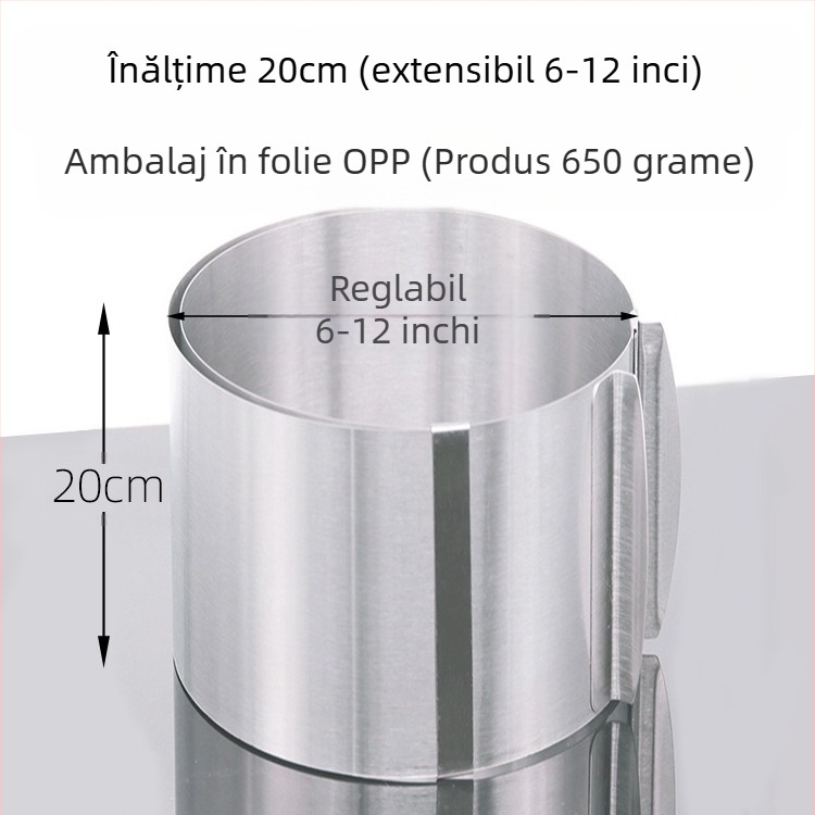 Dacă doriți să găsiți un cerc rotund pentru mousse din oțel inoxidabil, care poate fi ajustat manual, mucegai rotund pentru tort DIY, cu formă inimă în mai multe forme.