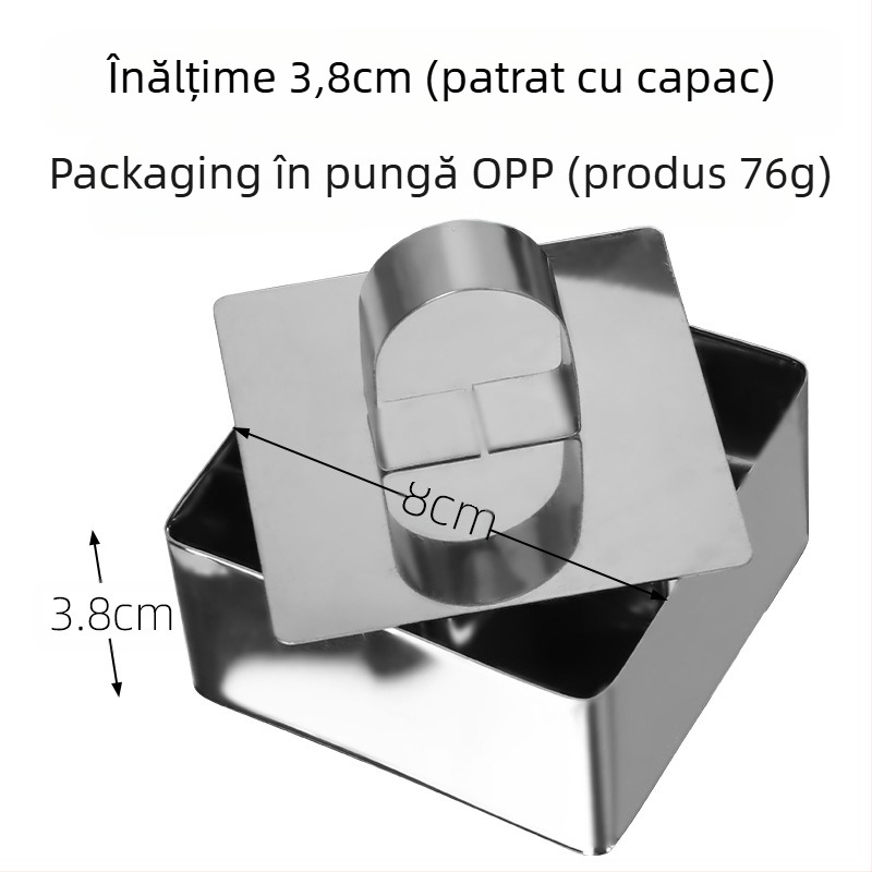 Dacă doriți să găsiți un cerc rotund pentru mousse din oțel inoxidabil, care poate fi ajustat manual, mucegai rotund pentru tort DIY, cu formă inimă în mai multe forme.