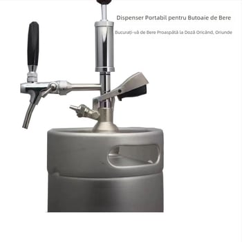 Dispenser manual de bere tip A, echipament portabil pentru fabricarea berii artizanale, dozator de alcool sub presiune, bere proaspătă, calitate alimentară
