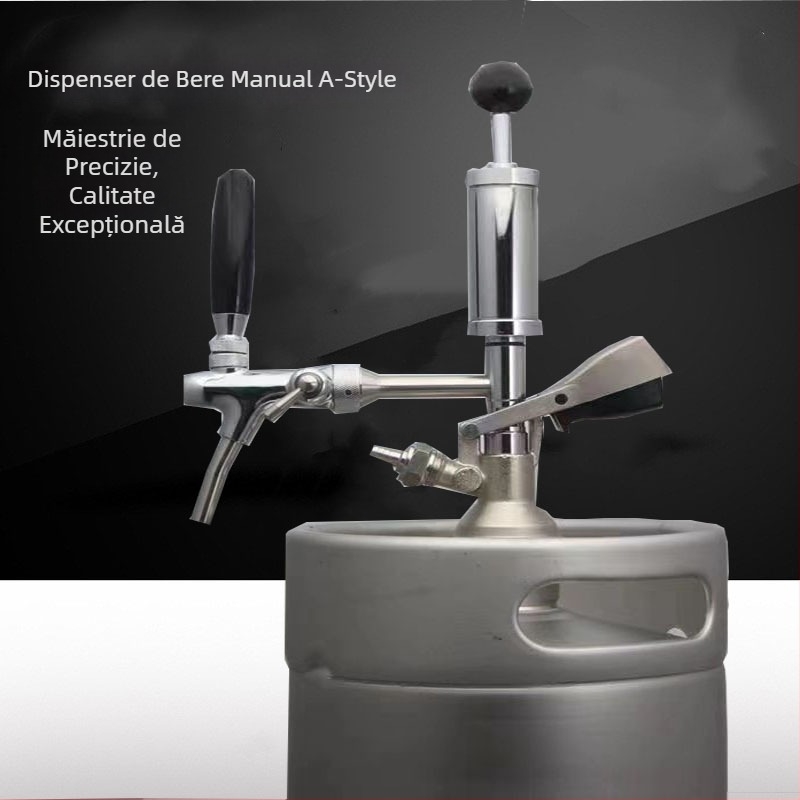 Dispenser manual de bere tip A, echipament portabil pentru fabricarea berii artizanale, dozator de alcool sub presiune, bere proaspătă, calitate alimentară