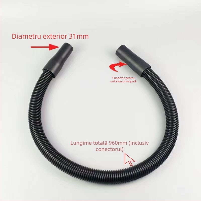 Potrivit pentru accesorii de aspirator portabil, țeavă de conectare, furtun, îmbinare, furtun filetat, țeavă ondulată, utilizare 32 mm