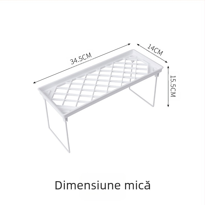 Raft de depozitare pentru baie, raft de depozitare pentru bucătărie, organizator de cosmetice pentru birou, raft de depozitare pliabil pentru diverse articole