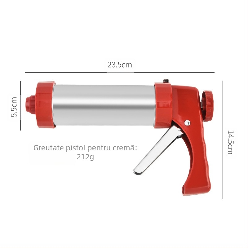 Fursec pistol de storsire fursec mașină cremă decorare pistol duză de decorare fasole topită instrument de copt uz casnic set mucegai