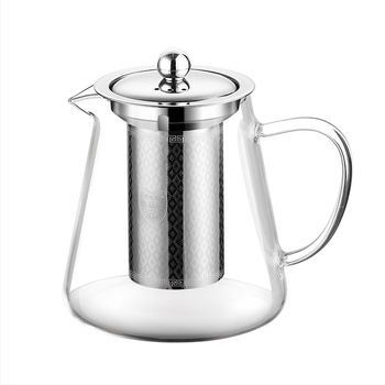Ceainic din sticlă rezistent la temperaturi înalte, filtru de ceai, ceainic, separare apă, ceainic, set de ceai, potrivit pentru cuptor, ceainic de fierbere cu aragaz electric din ceramică