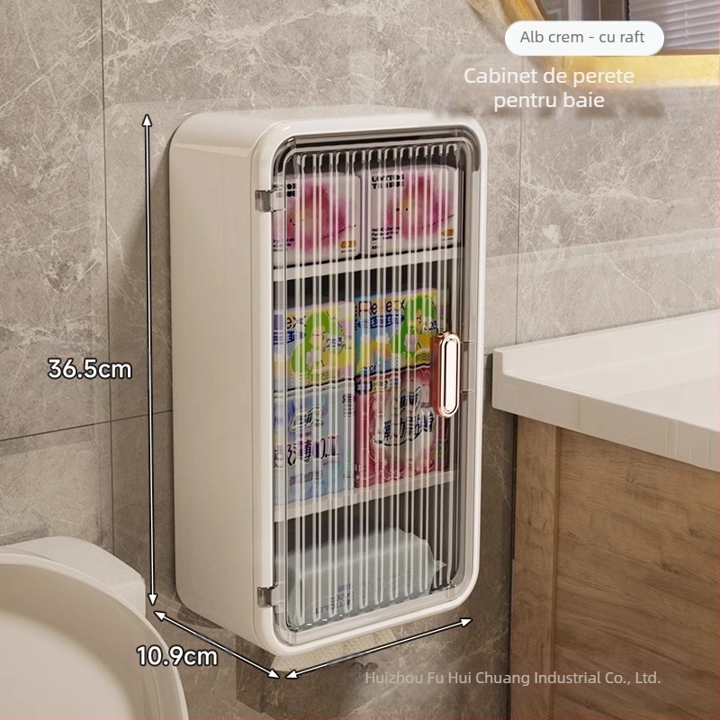 Cutie de depozitare a șervețelelor igienice pentru toaletă, pentru spălarea feței și desen, hârtie de depozitare a prosoapelor, impermeabilă, dulap mic de perete pentru baie, cutie de hârtie igienică cu artefacte