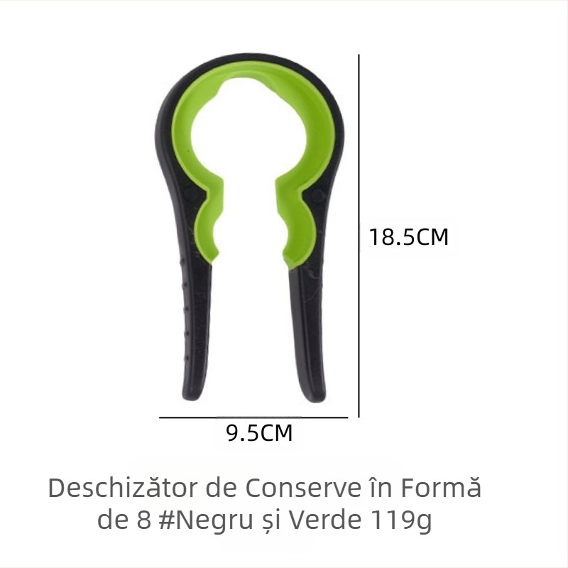 Deschizător de conserve multifuncțional cinci în unu, en-gros transfrontalier, potrivit pentru uz casnic, manual, antiderapant, deschizător de capace, deschizător de sticle, economisitor de forță de muncă