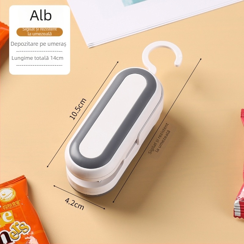 Mini mașină de etanșare transfrontalieră, ambalaje mici, pungi de plastic de uz casnic, conservarea alimentelor, etanșare în vid, mașină de etanșare din plastic, gustare artefact