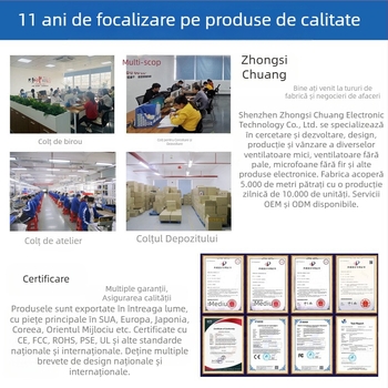 Ventilator reîncărcabil în stil camping în aer liber, pescuit, cort mic în stil camping, dormitor, refrigerare, încărcare USB, baterie cu durată lungă de viață