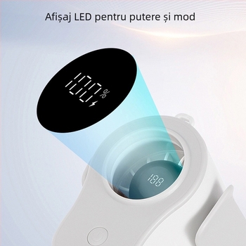 Ventilator de talie de mare viteză nou 2025 pentru lucru în aer liber, ventilator portabil cu încărcare USB, montat la talie, cu durată lungă de viață a bateriei